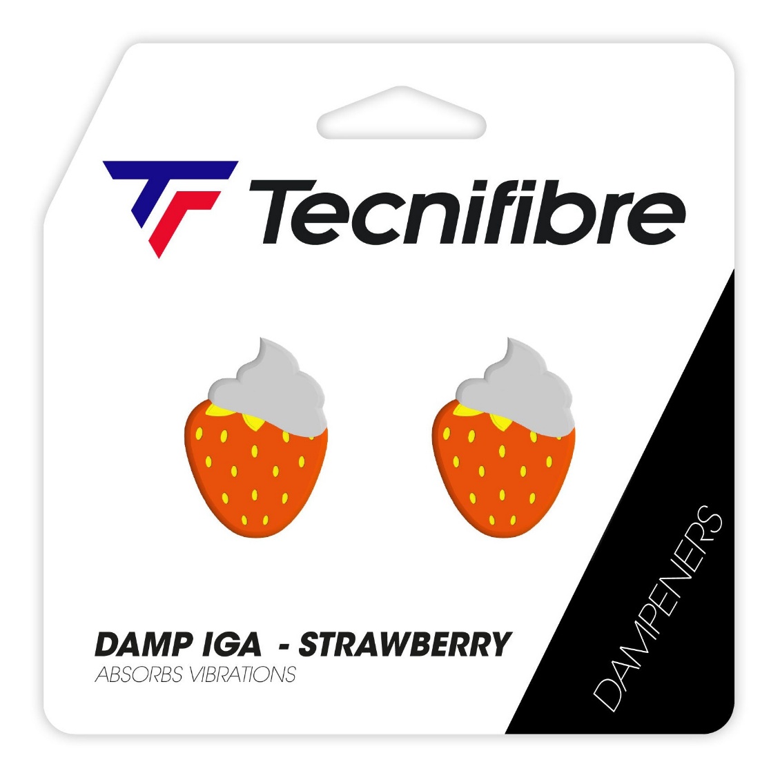 Tecnifibre ยางกันสะเทือน Damp IG Strawberry | Orange / Yellow ( 53FRAIIGDA ) - Image 3
