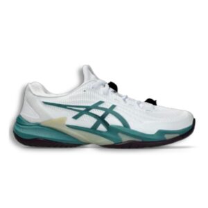 Asics รองเท้าเทนนิสผู้ชาย Court FF 3 | White/Goggy Teal ( 1041A370-107 )