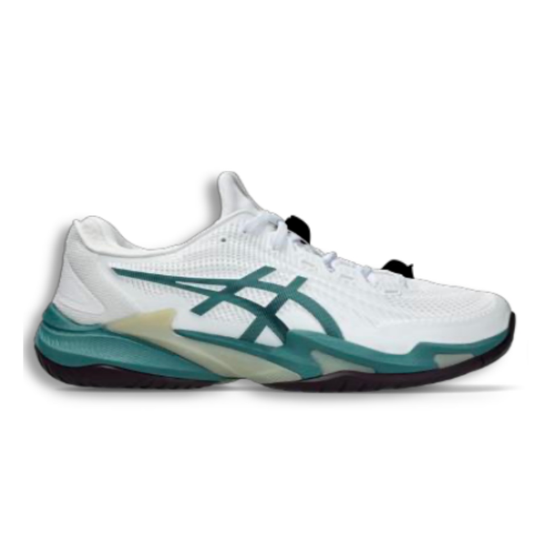 Asics รองเท้าเทนนิสผู้ชาย Court FF 3 | White/Goggy Teal ( 1041A370-107 )