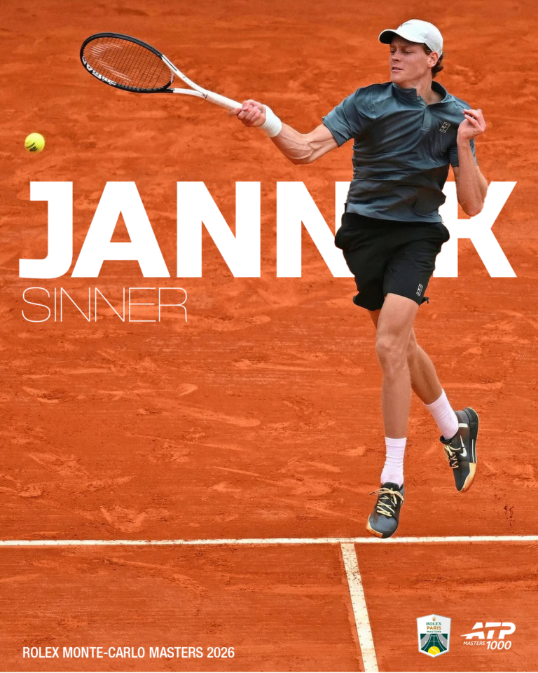 Jannik Sinner In Rolex Monte-Carlo Masters 2026