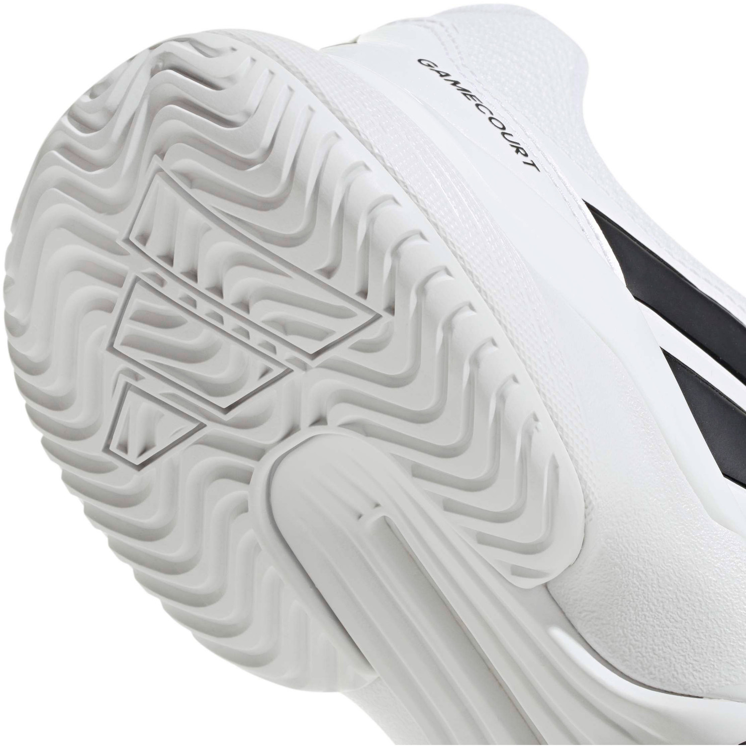 Adidas รองเท้าเทนนิสผู้ชาย Men’s Gamecourt 3 Tennis Shoes | White/Black ( KI3595 ) - Image 7