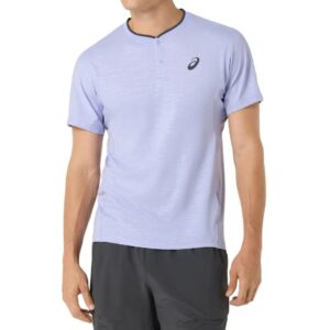 Asics เสื้อเทนนิสผู้ชาย Men’s Match SS Top Night Energy | Seastorm ( 2041A418-500 )