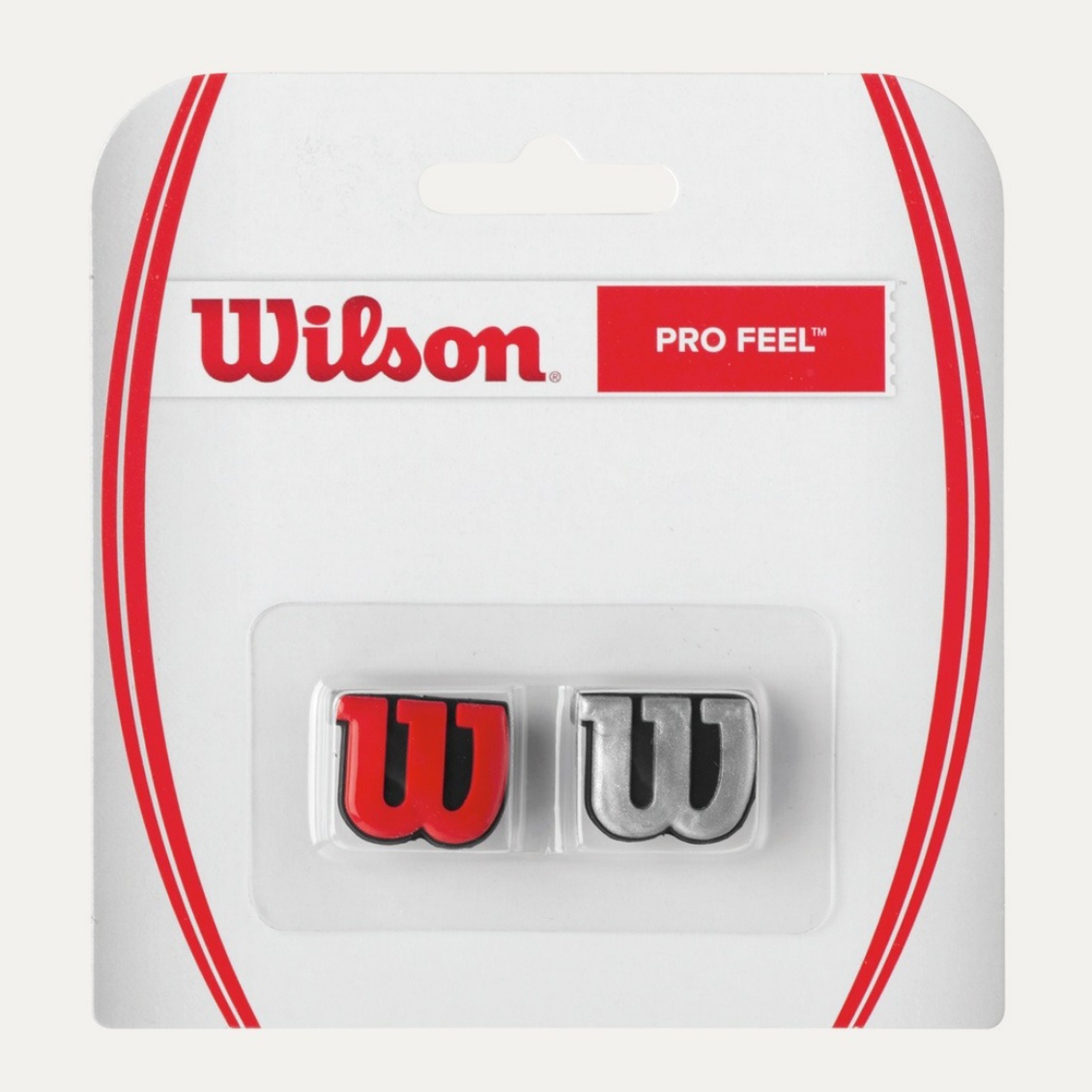 Wilson ยางกันสะเทือน Pro Feel Dampener x2 Pack | Red/Silver ( WRZ537600 )