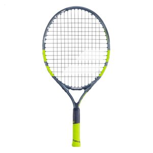 Babolat ไม้เทนนิสเด็ก Carlitos Junior 21 2026 Tennis Racket | Grey / Fluorescent yellow ( 140522 )