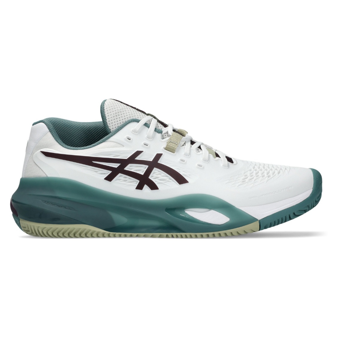 Asics รองเท้าเทนนิสผู้ชาย Gel-Resolution X | White/Dark Aubergine ( 1041A481-104 )