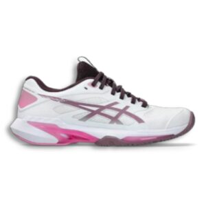 Asics รองเท้าเทนนิสผู้หญิง Solution Speed FF 4 | White/Dusty Mauve ( 1042A307-102 )