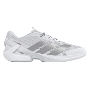 Adidas รองเท้าเทนนิสผู้ชาย Adizero Ubersonic 5 Tennis Shoes | Cloud White / Silver Metallic ( KK4409 )