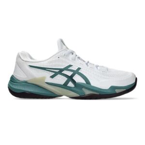 Asics รองเท้าเทนนิสผู้ชาย Court FF 3 | White/Goggy Teal ( 1041A370-107 )