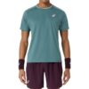 Asics เสื้อเทนนิสผู้ชาย Men's Game SS Top | Foggy Teal ( 2041A379-401 ) - Image 2
