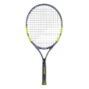 Babolat ไม้เทนนิสเด็ก Carlitos Junior 23 2026 Tennis Racket | Grey / Fluorescent yellow ( 140523 )