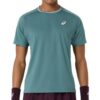 Asics เสื้อเทนนิสผู้ชาย Men's Game SS Top | Foggy Teal ( 2041A379-401 )