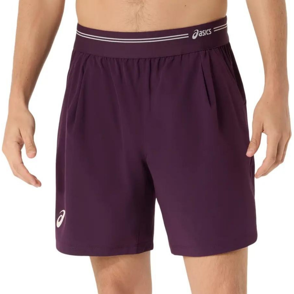 Asics กางเกงเทนนิสผู้ชาย Men’s Game 7In Short | Dark Aubergine ( 2041A382-500 )
