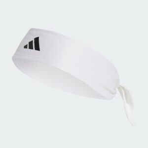 Adidas แถบรัดศีรษะเทนนิส Climacool Tennis Tie Band | White/Black ( KV9215 )