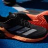 Adidas รองเท้าเทนนิสผู้ชาย Defiant Speed 2 | Black/Orange ( KI5999 ) - Image 11