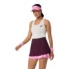 Asics เสื้อเทนนิสผู้หญิง Women’s Match Jacquard Crop Top | Soft Oat ( 2042A459-250 ) - Image 3