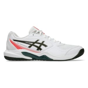 Asics รองเท้าเทนนิสผู้ชาย Gel-Dedicate 9 | White/Vintage Khaki ( 1041A543-100 )