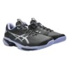 Asics รองเท้าเทนนิสผู้ชาย Solution Speed FF 4 Night Energy | Graphite Grey/Pure Silver ( 1041A542-020 ) - Image 2
