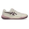 Asics รองเท้าเทนนิสเด็ก Gel-Resolution X GS | Soft Oat/Dark Aubergine ( 1044A081-250 )