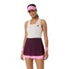 Asics เสื้อเทนนิสผู้หญิง Women’s Match Jacquard Crop Top | Soft Oat ( 2042A459-250 ) - Image 2