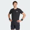 Adidas เสื้อเทนนิสผู้ชาย Melbourne Climacool Freelift Pro | Black ( KG6053 ) - Image 3