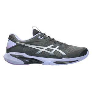 Asics รองเท้าเทนนิสผู้ชาย Solution Speed FF 4 Night Energy | Graphite Grey/Pure Silver ( 1041A542-020 )