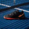 Adidas รองเท้าเทนนิสผู้ชาย Defiant Speed 2 | Black/Orange ( KI5999 ) - Image 7