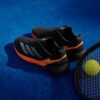 Adidas รองเท้าเทนนิสผู้ชาย Defiant Speed 2 | Black/Orange ( KI5999 ) - Image 6