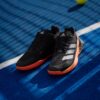 Adidas รองเท้าเทนนิสผู้ชาย Defiant Speed 2 | Black/Orange ( KI5999 ) - Image 5