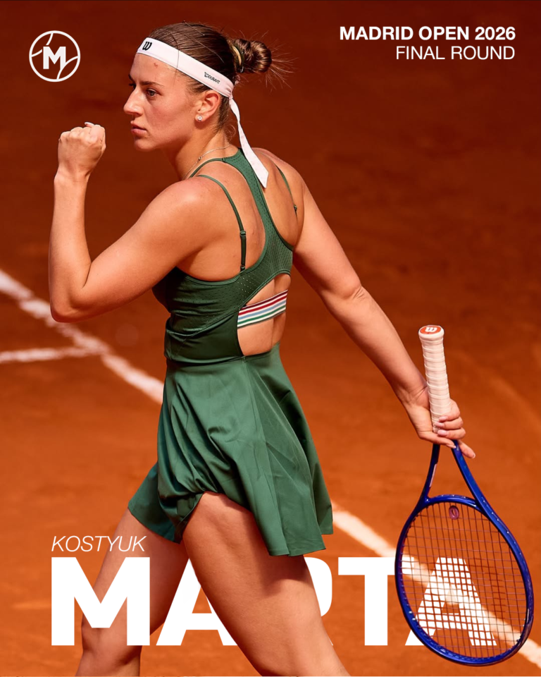 Marta kostyuk In Madrid Open 2026
