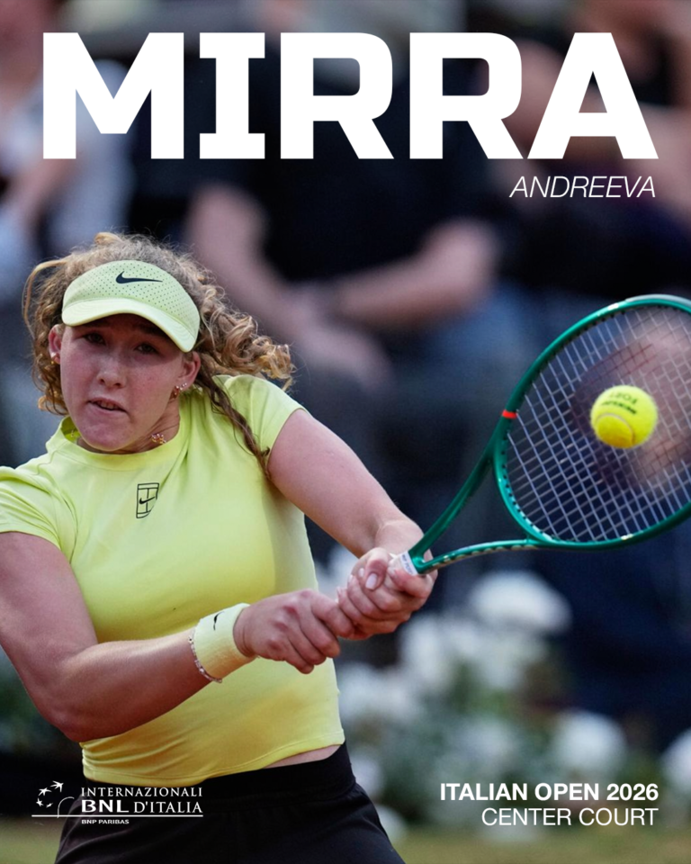 Mirra Andreeva In Italian open 2026