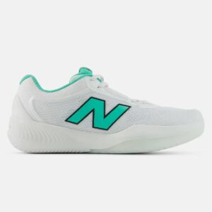 New Balance รองเท้าเทนนิสผู้หญิง FuelCell 996v6 (D) Wide Tennis shoes | White with deep end ( W9967NY )