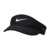 Nike หมวกเทนนิส Dri-FIT ADV Ace Tennis Visor | Black/Anthracite/White ( FB6443-010 )