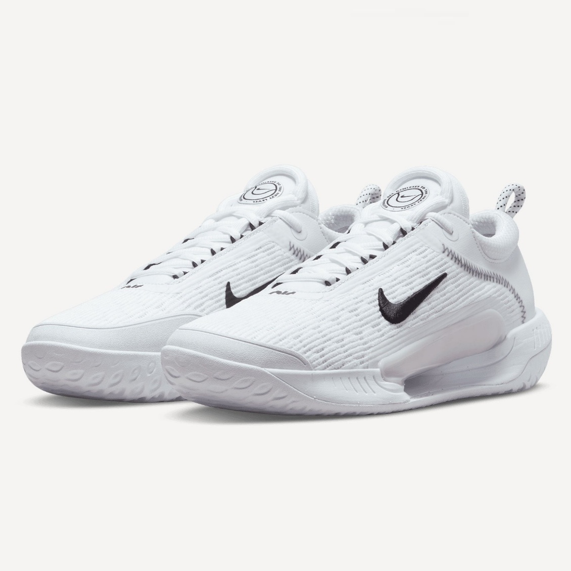 Nike รองเท้าเทนนิสผู้ชาย Zoom Court NXT HC | White ( DH0219-100 ) - Image 2