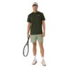 Asics เสื้อเทนนิสผู้ชาย Men’s Court SS Top | Vintage Khaki ( 2041A339-200 ) - Image 7