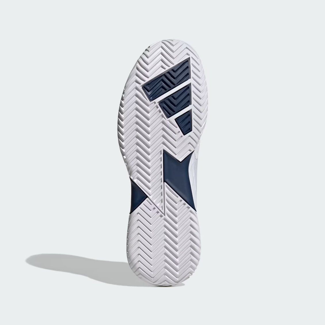 Adidas รองเท้าเทนนิสผู้ชาย Defiant Speed 2 | Cloud White / Dark Blue / Core Black ( JR1746 ) - Image 2