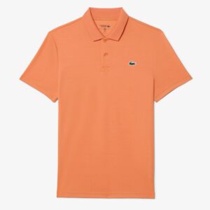 Lacoste เสื้อเทนนิสผู้ชาย Men's Tennis x Daniil Medvedev Polo Shirt | Orange ( DH9985-51 )