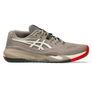 Asics รองเท้าเทนนิสผู้ชาย Men’s Gel-Resolution X Wide (2E) | Greige/Soft Oat ( 1041A487-200 )