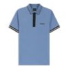 Boss เสื้อเทนนิสผู้ชาย Active Slim-Fit Polo Shirt | Light Blue ( 50559214-459 )