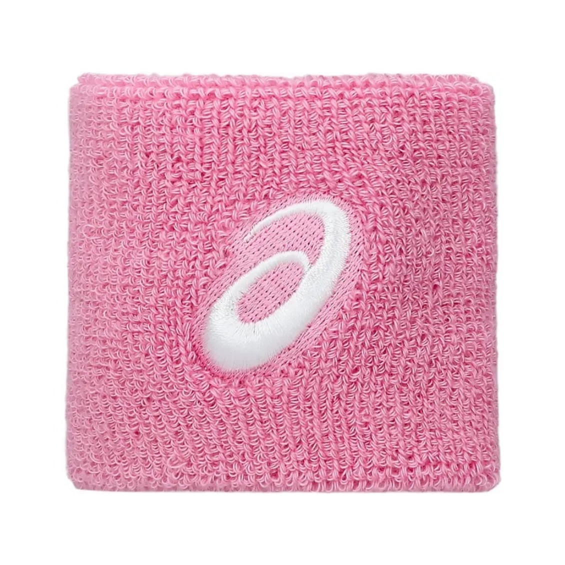 Asics ปลอกรัดข้อมือเทนนิสแบบสั้น Wrist Band Pair | Bubblegum ( 3043A143-700 )