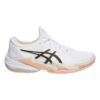 Asics รองเท้าเทนนิสผู้หญิง Court FF 3 | White/Black Coffee ( 1042A220-108 )