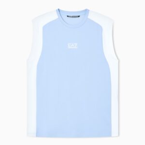 EA7 เสื้อกล้ามเทนนิสผู้ชาย Tennis Pro Tank Top | Light blue ( 7M001527AF22175U9315 )
