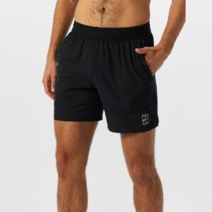 Nike กางเกงเทนนิสผู้ชาย Men's Core Advantage 6" Tennis Shorts | Black ( FZ6913-010 )