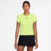 Nike เสื้อเทนนิสผู้หญิง Women's Spring Advantage Top | Lemon ( HQ2994-736 ) - Image 2