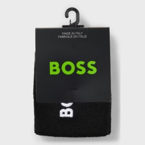 Boss ปลอกรัดข้อมือเทนนิสแบบสั้น Tennis Wristband Small | Black ( 50562346-001 )