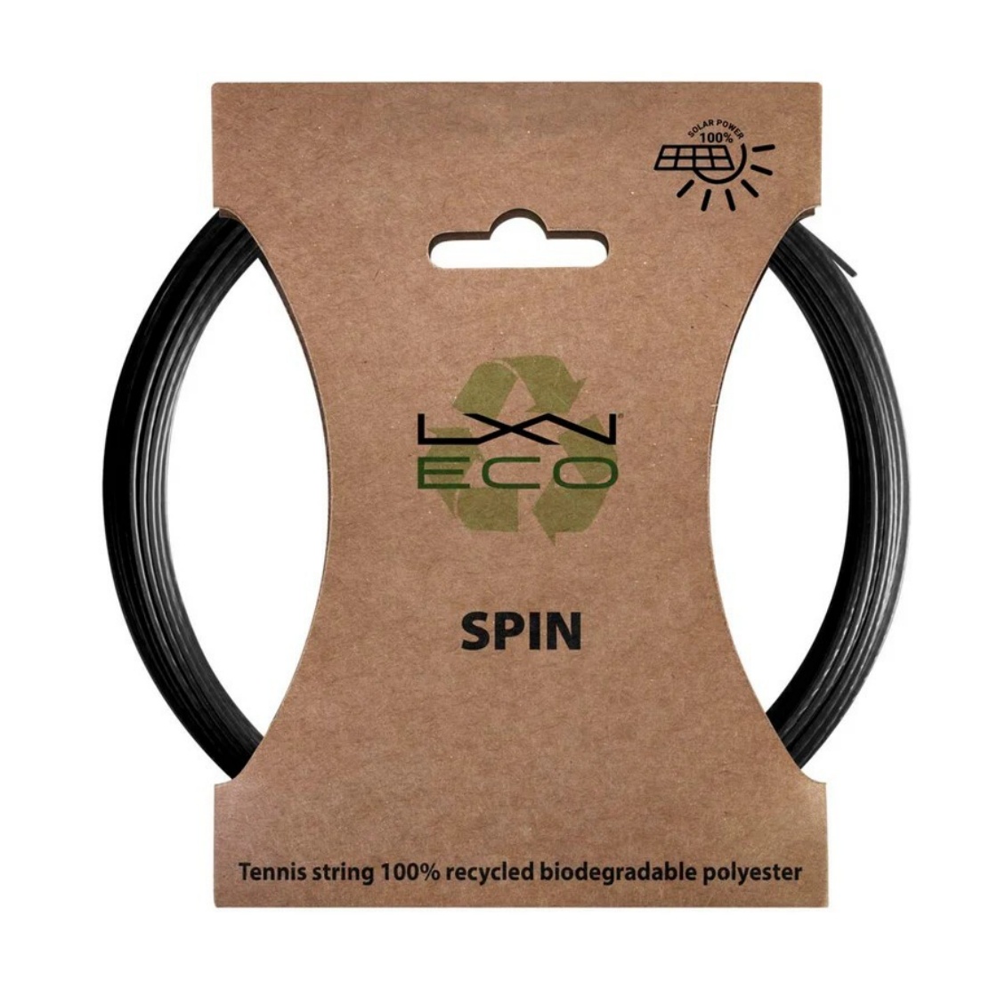 Luxilon เอ็นไม้เทนนิส LXN Eco Spin 1.25mm Tennis String Reel | Black ( WR8310601125 )