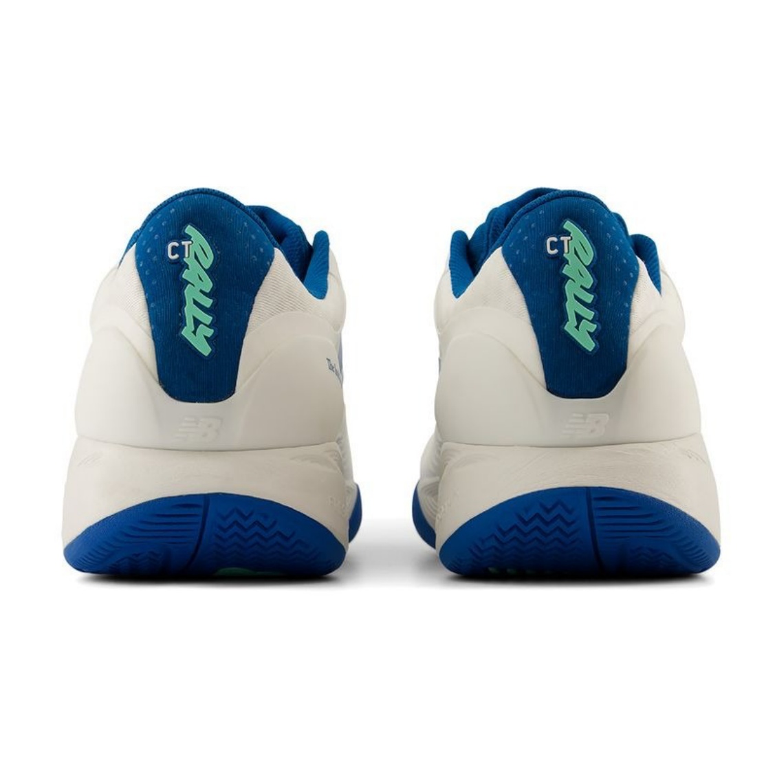 New Balance รองเท้าเทนนิสผู้ชาย Fresh Foam X CT-Rally v2 (D) | White / Blue ( MRAL5RF ) - Image 7