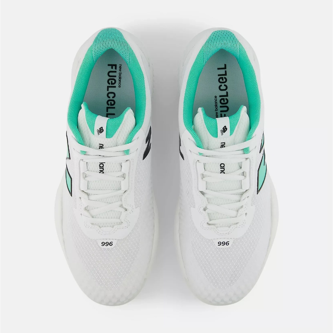 New Balance รองเท้าเทนนิสผู้ชาย FuelCell 996v6 Wide (2E) | White with deep end ( M9961G8 ) - Image 5