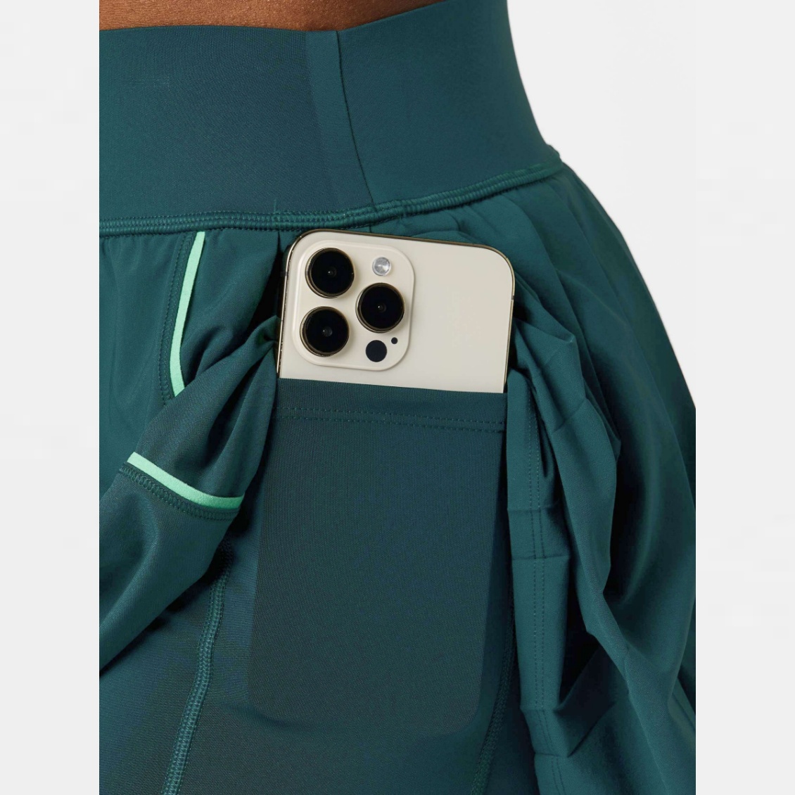 New Balance กระโปรงเทนนิสผู้หญิง Women's Summer Tournament Novelty Skirt | Green ( WB61P32U-AAV ) - Image 4