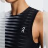 On เสื้อเทนนิสผู้หญิง Women's Court Tank Edge | Black/White ( 1WG11780299 ) - Image 5