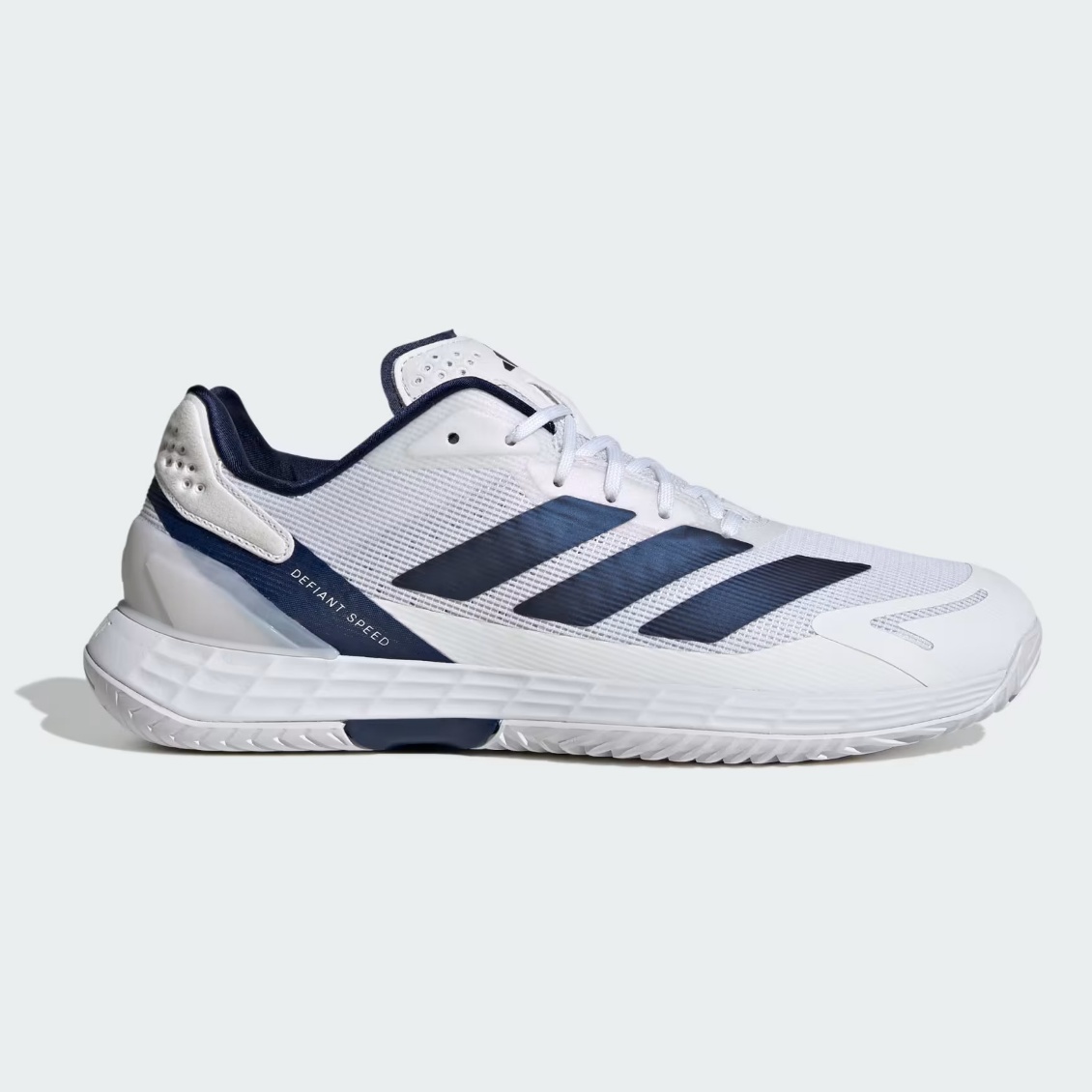 Adidas รองเท้าเทนนิสผู้ชาย Defiant Speed 2 | Cloud White / Dark Blue / Core Black ( JR1746 )